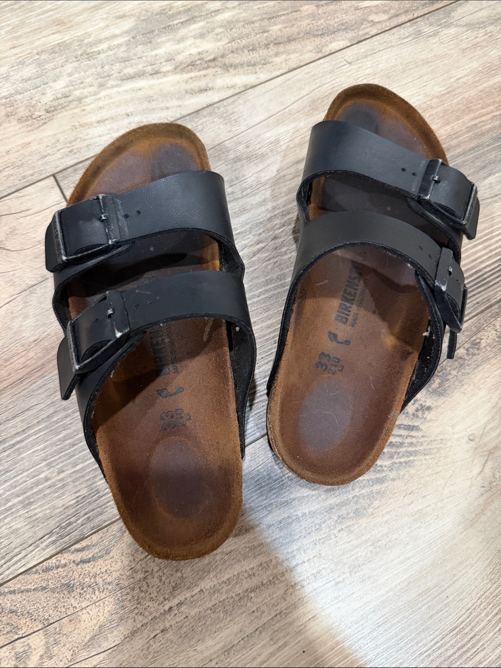 Black Kids Birkenstock sandals
